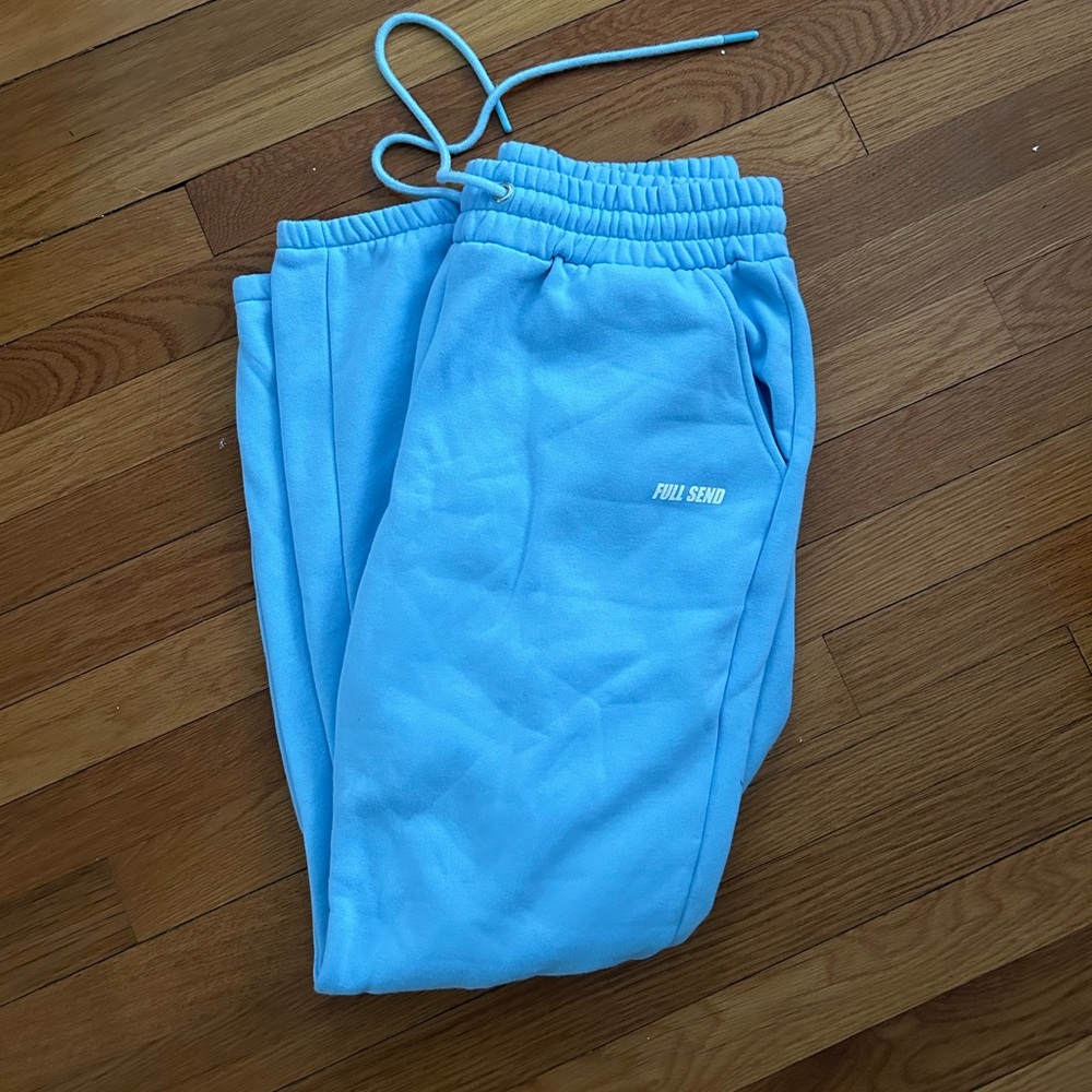 Blue FullSend joggers / sweatpants